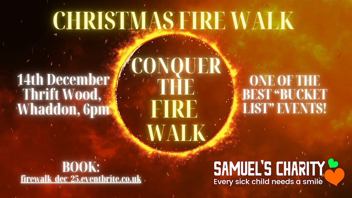 Samuels Charity Christmas Fire Walk