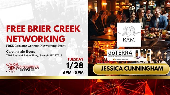 Free Brier Creek Rockstar Connect Networking Event (January, NC)