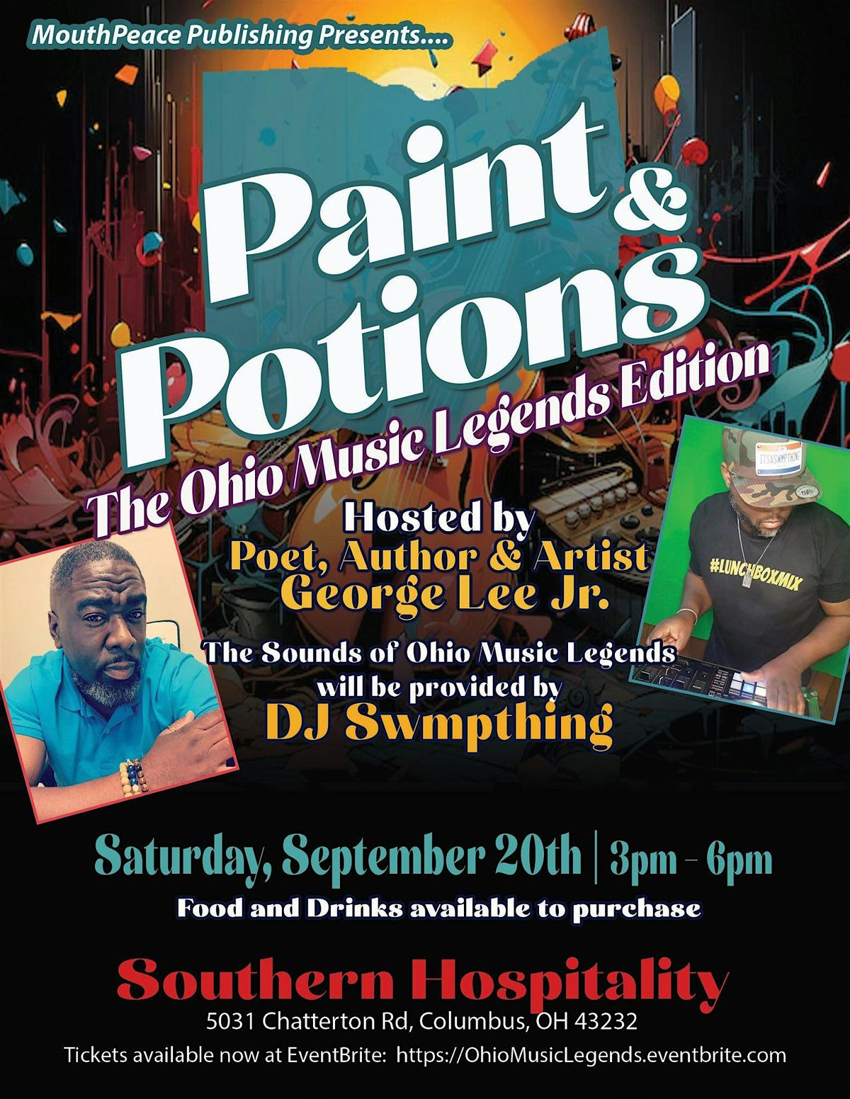The Ohio Music Legends Edition of Paint, Poetry & Potion