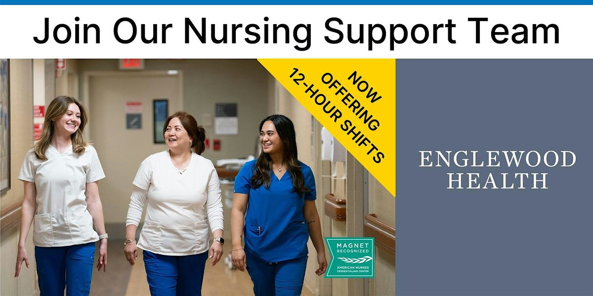 Nursing Support Hiring Event - December 2025
