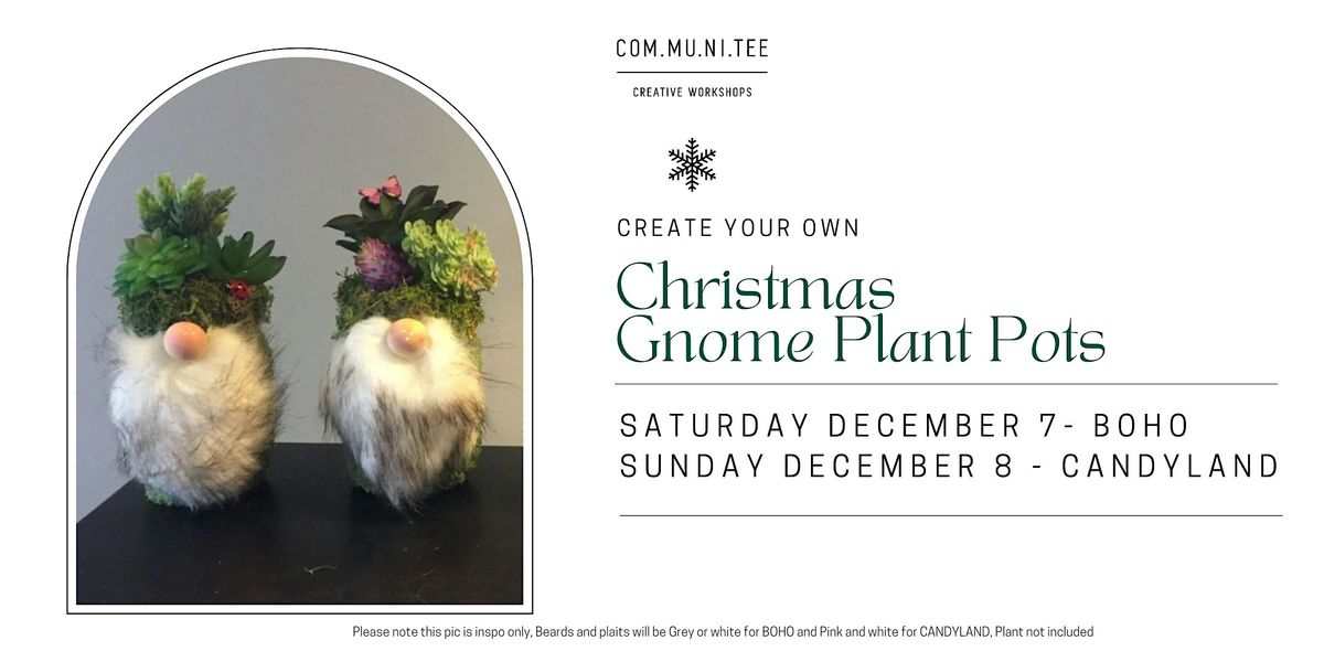 Christmas Gnome Plant Pots!