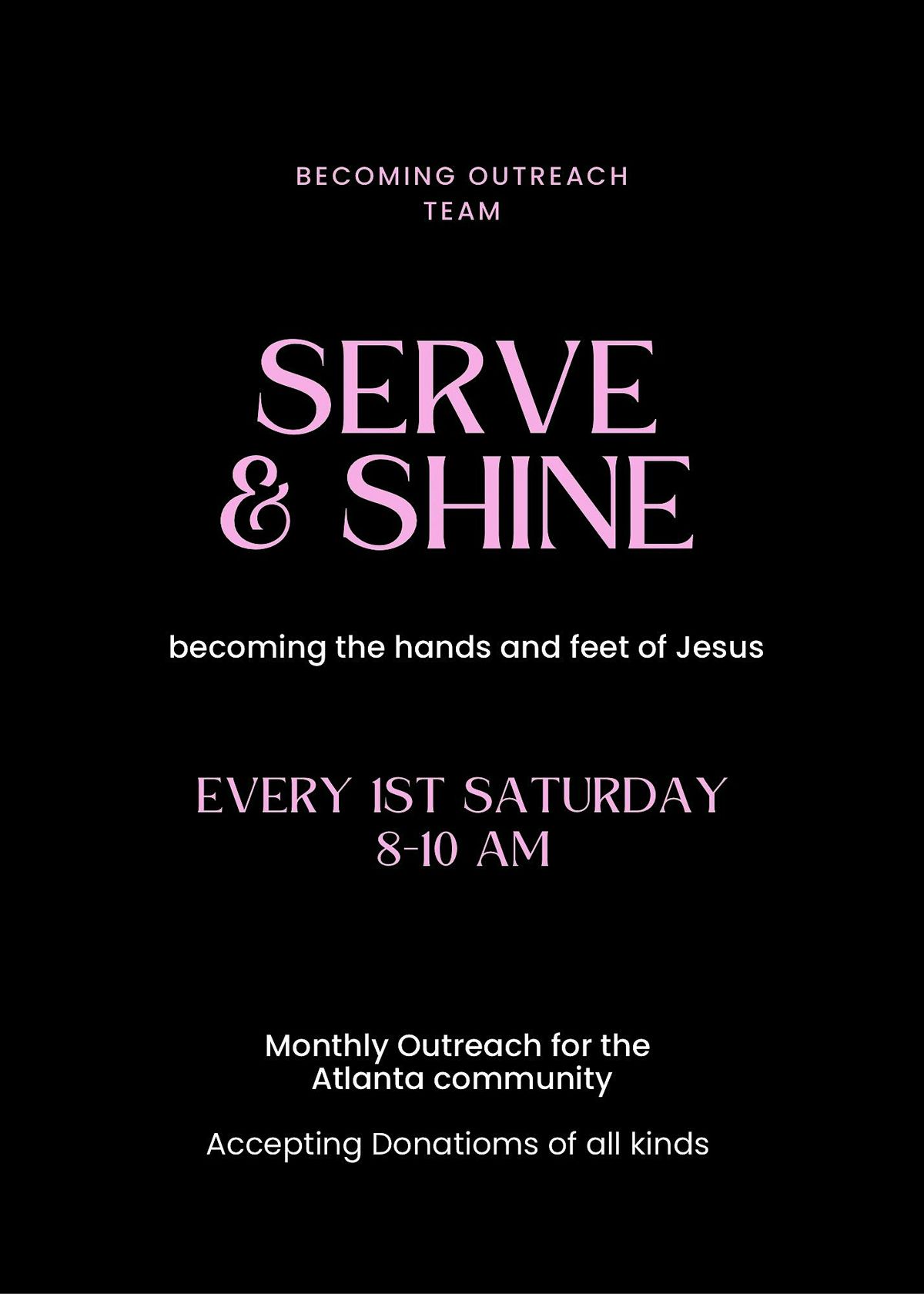 SERVE AND SHINE