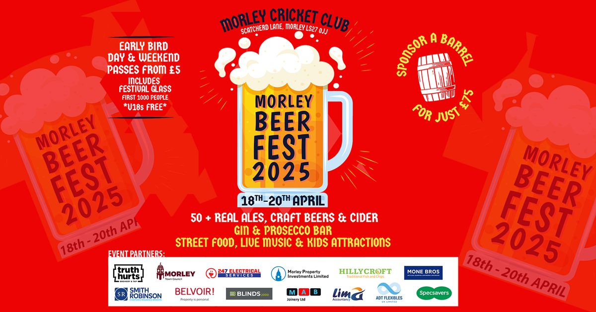 Morley CC Beer Festival 2025