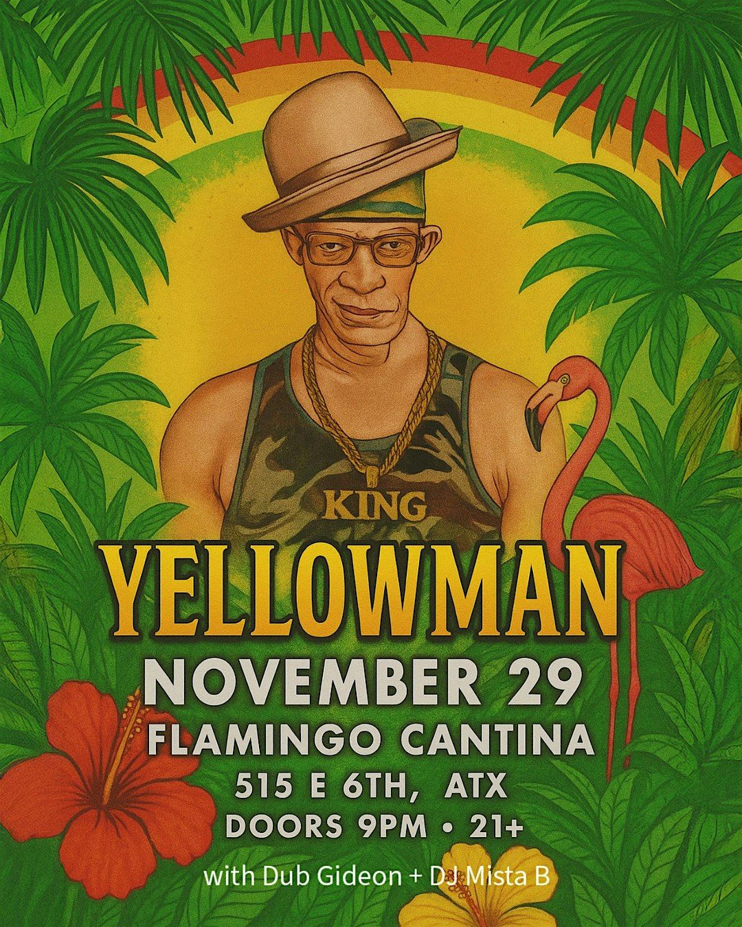 King Yellowman + Dub Gideon + DJ Mista B
