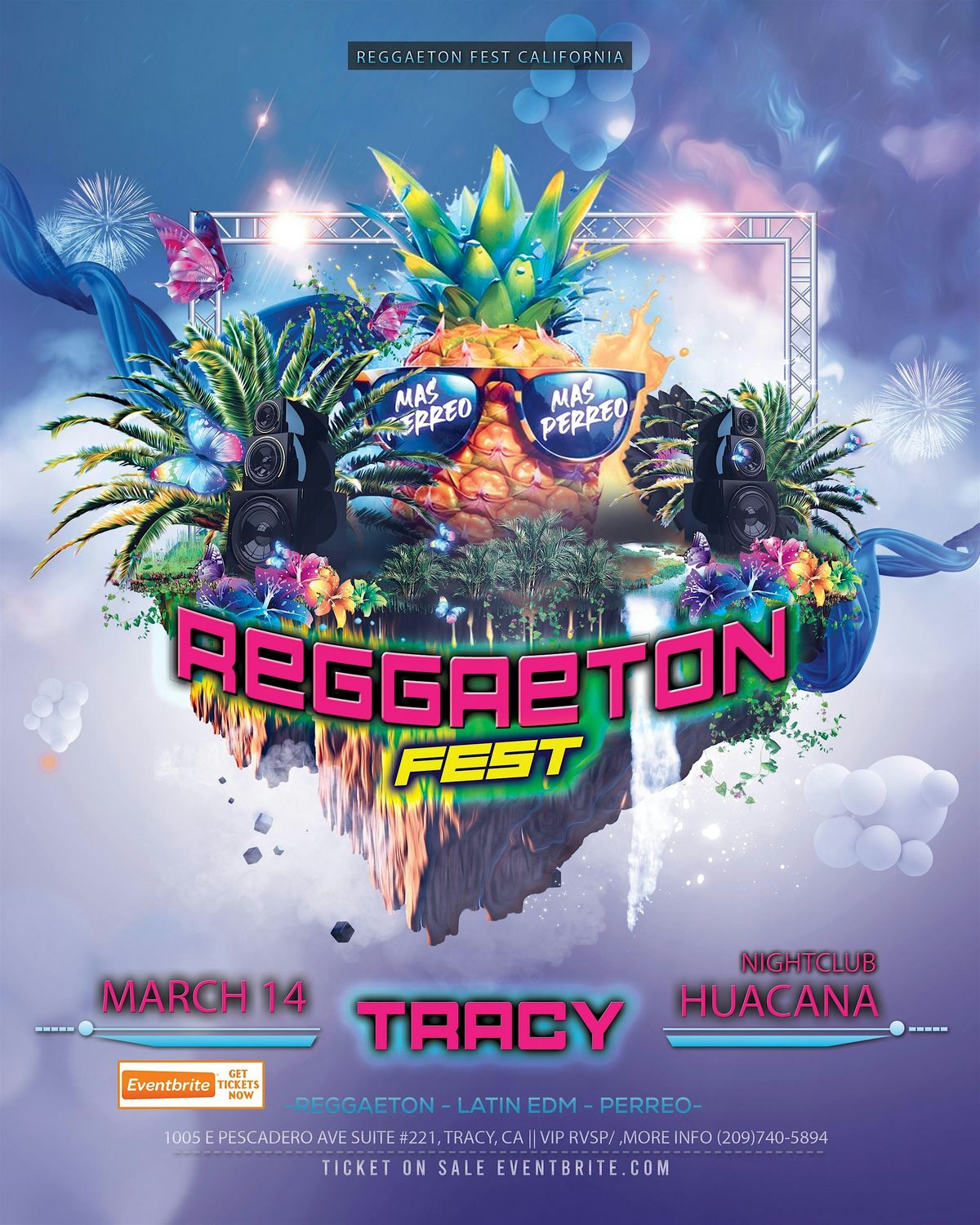 REGGAETON FEST TRACY - HUACANA NIGHTCLUB