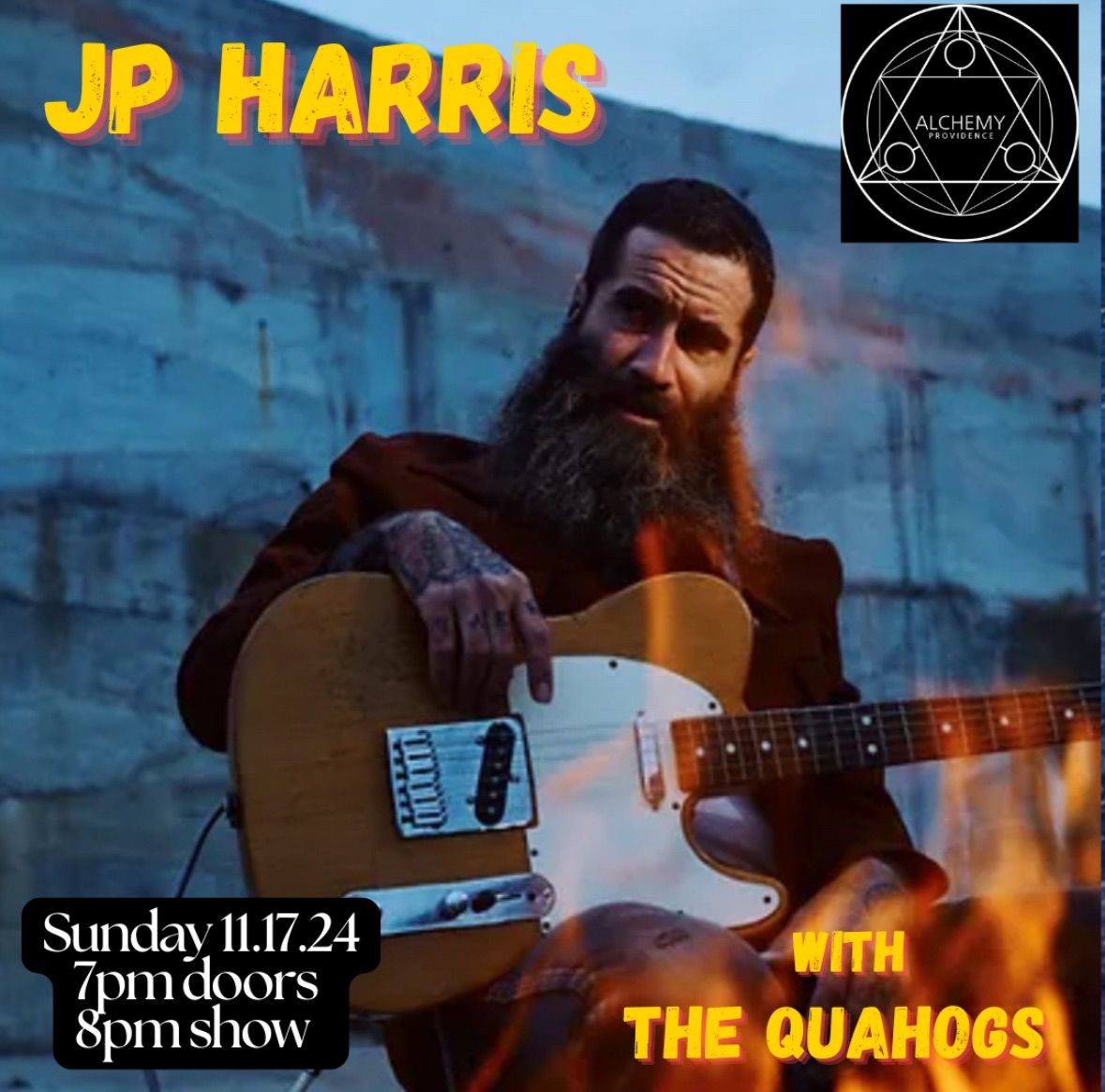 JP Harris with special guests The Quahogs at Alchemy