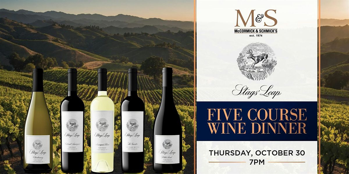 McCormick & Schmick's + Stags Leap Wine Dinner - Philadelphia