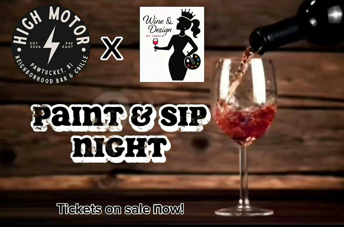 Paint & Sip @ High Motor Bar & Grille