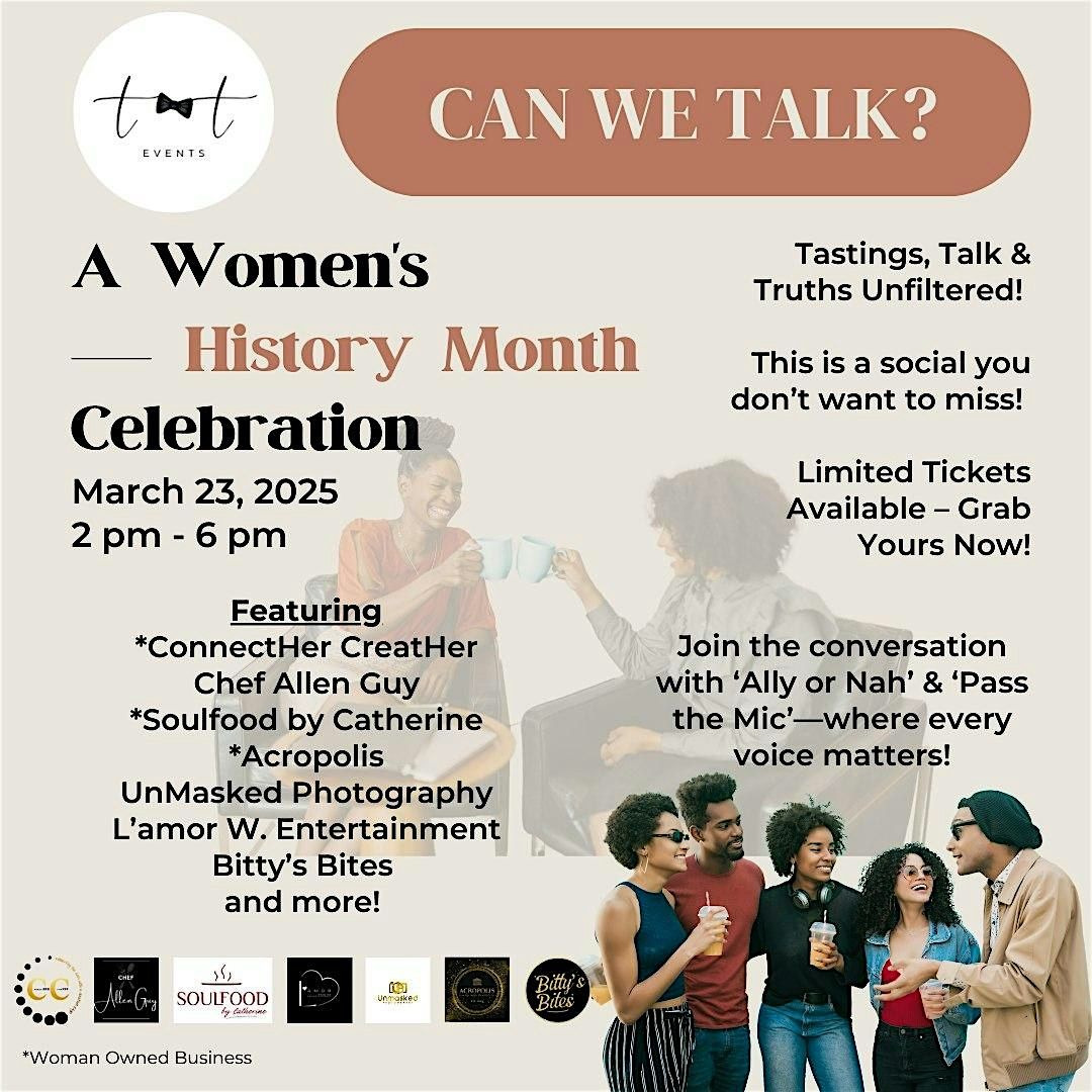 Can We Talk? A Women's History Month Celebration