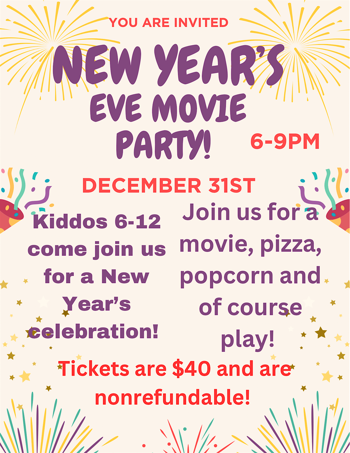 New Year\u2019s Eve Party !