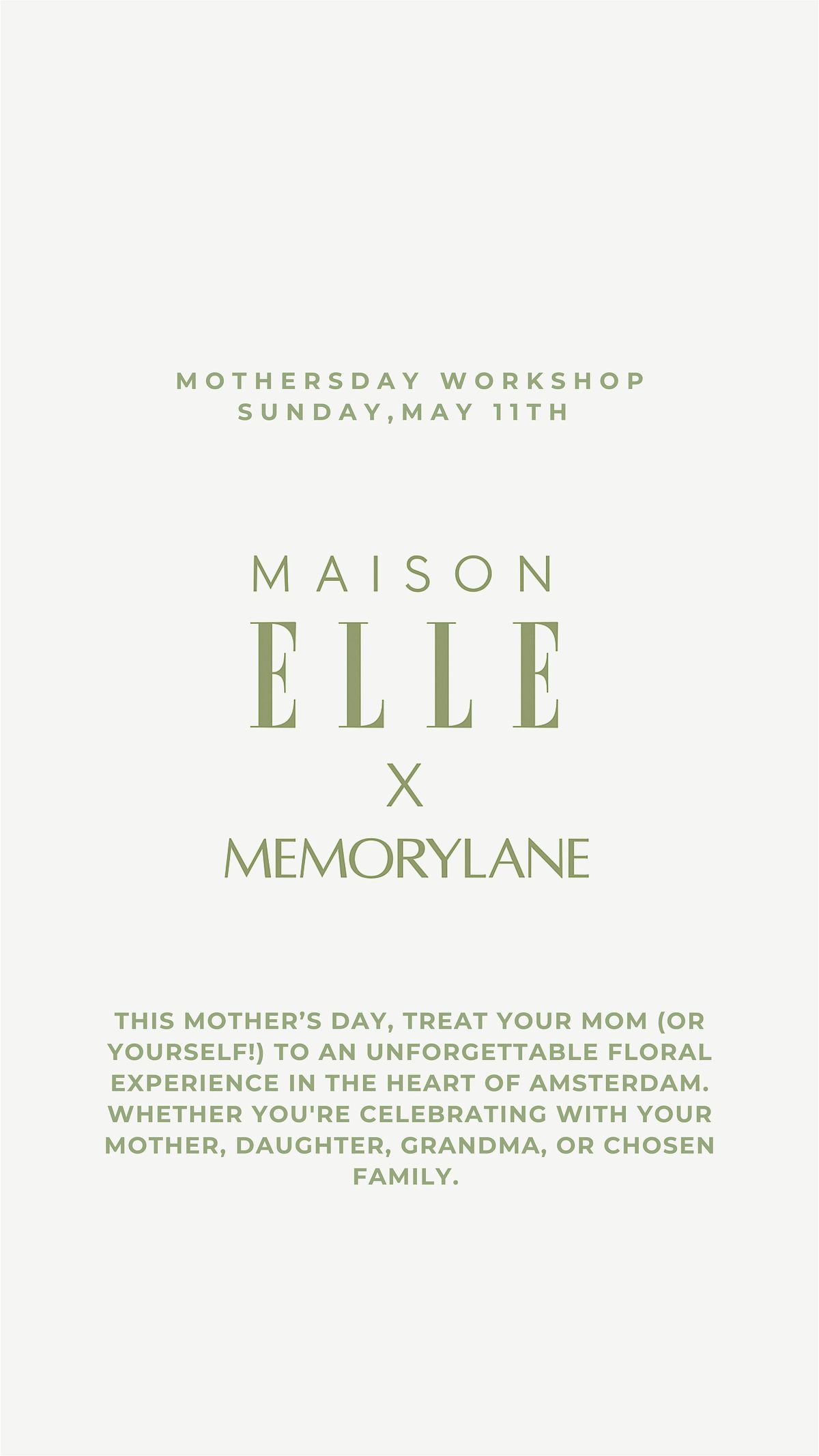 Bouqet Making @Maison ELLE  Amsterdam