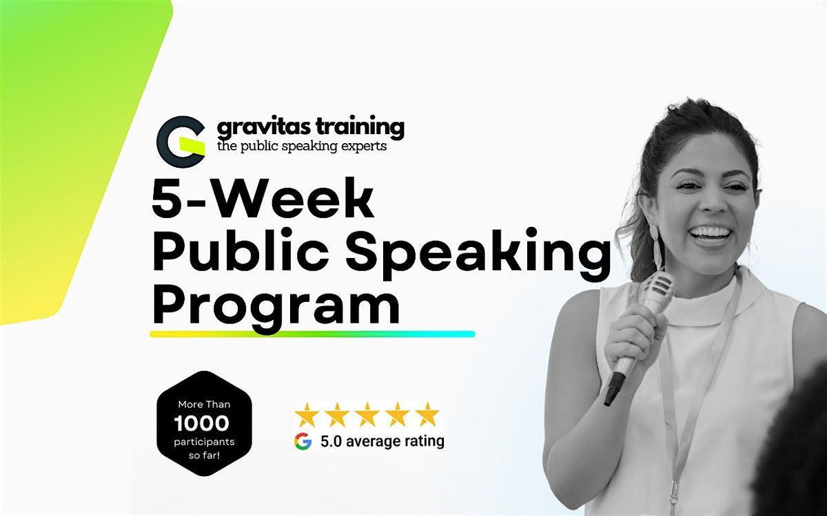 Public Speaking Workshop North Sydney 13 May 2026
