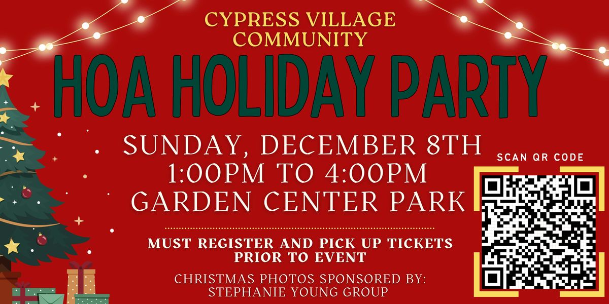 Cypress Village Community HOA Holiday Party 2024