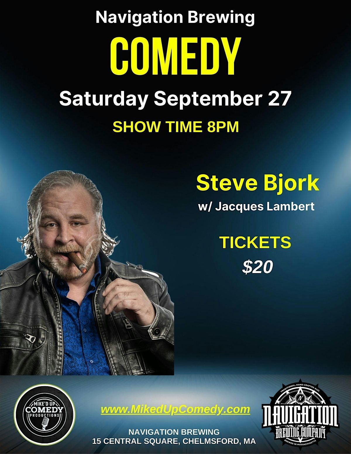 Steve Bjork at Navigation Brewing