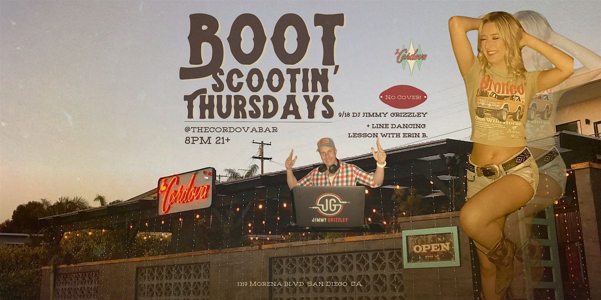 Boot Scootin\u2019 Thursdays at The Cordova Bar