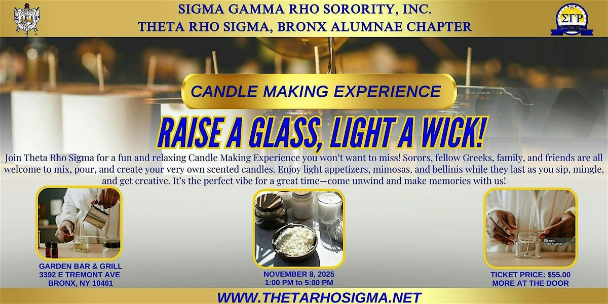 Raise A Glass, Light A Wick