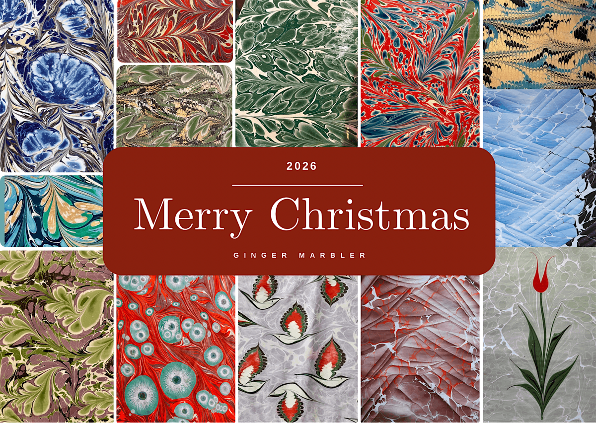 Create Your Own Christmas Card: Turkish Marbling Workshop