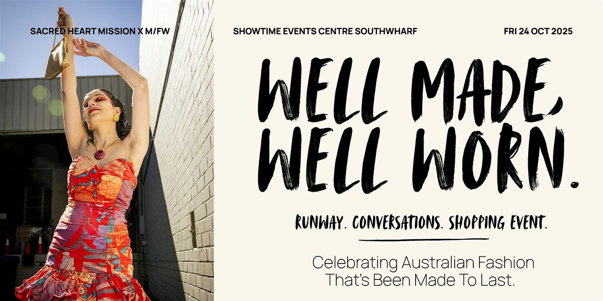 Sacred Heart Mission's Melbourne Fashion Week Event