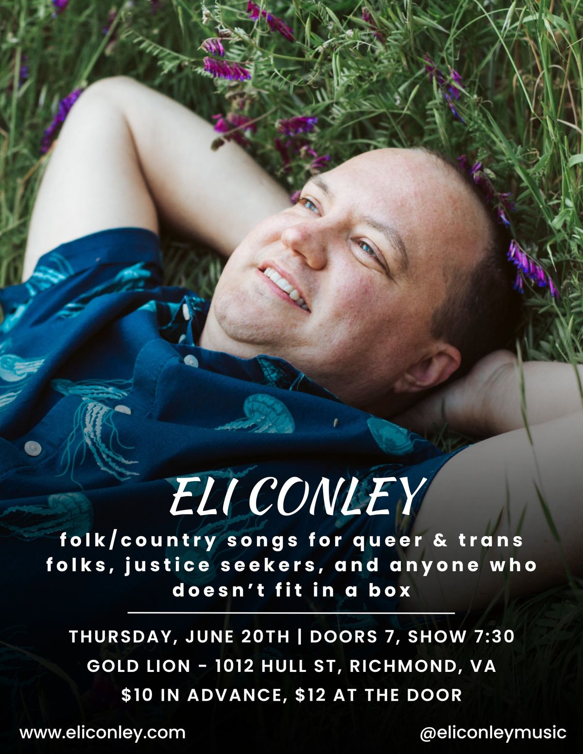 Eli Conley Concert at Gold Lion in RVA!