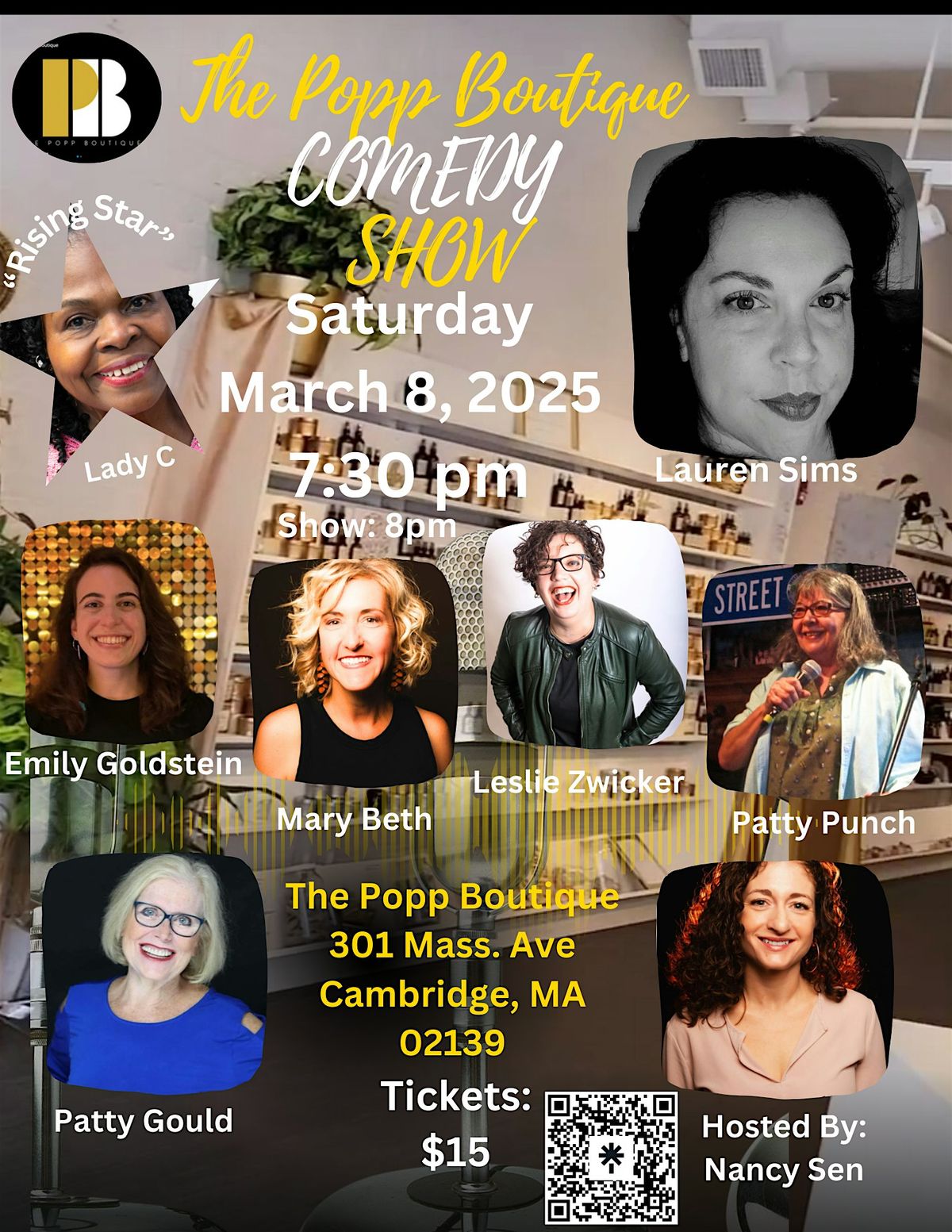 The Popp Boutique Comedy Show