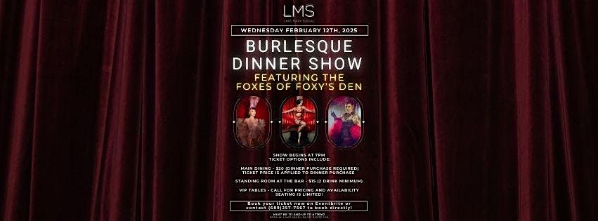 Burlesque Dinner Show at Lake Mary Social