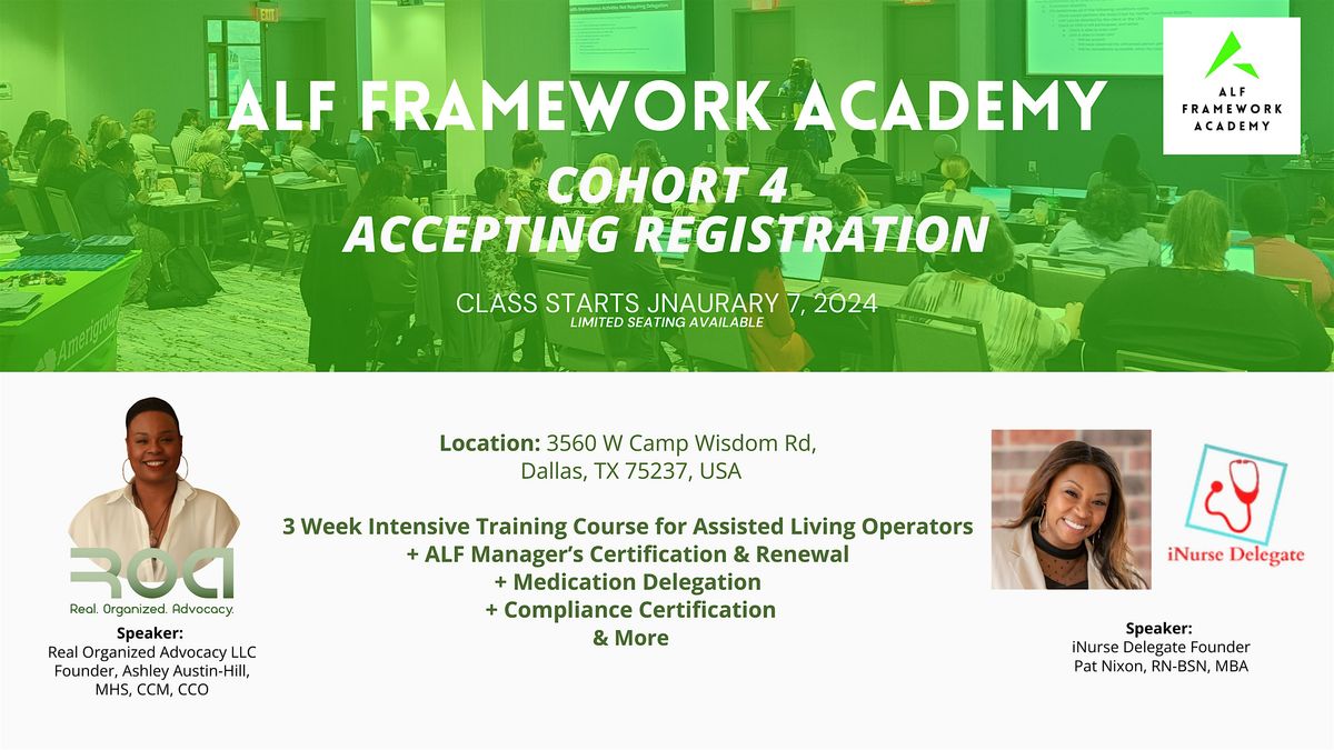 ALF Framework Academy: Cohort 4