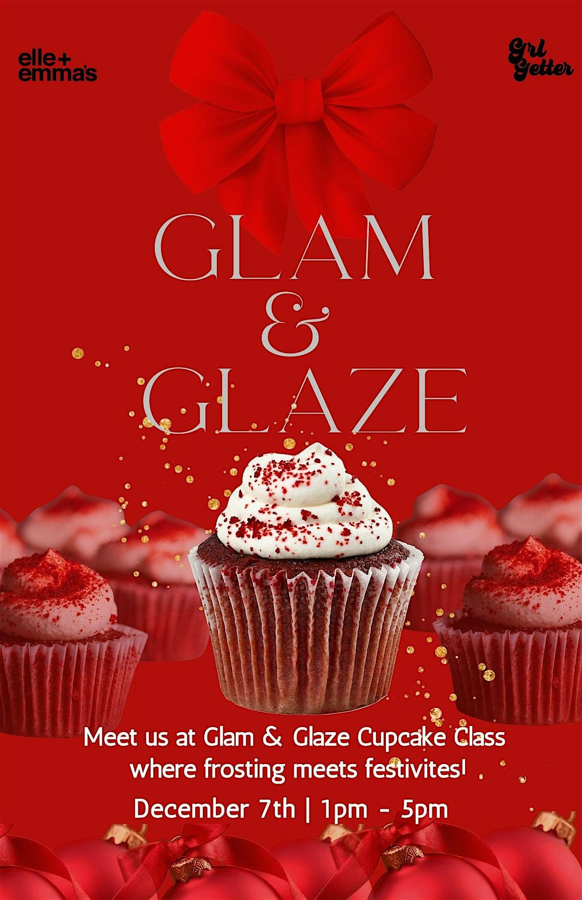 Glam & Glaze: Cupcake Class