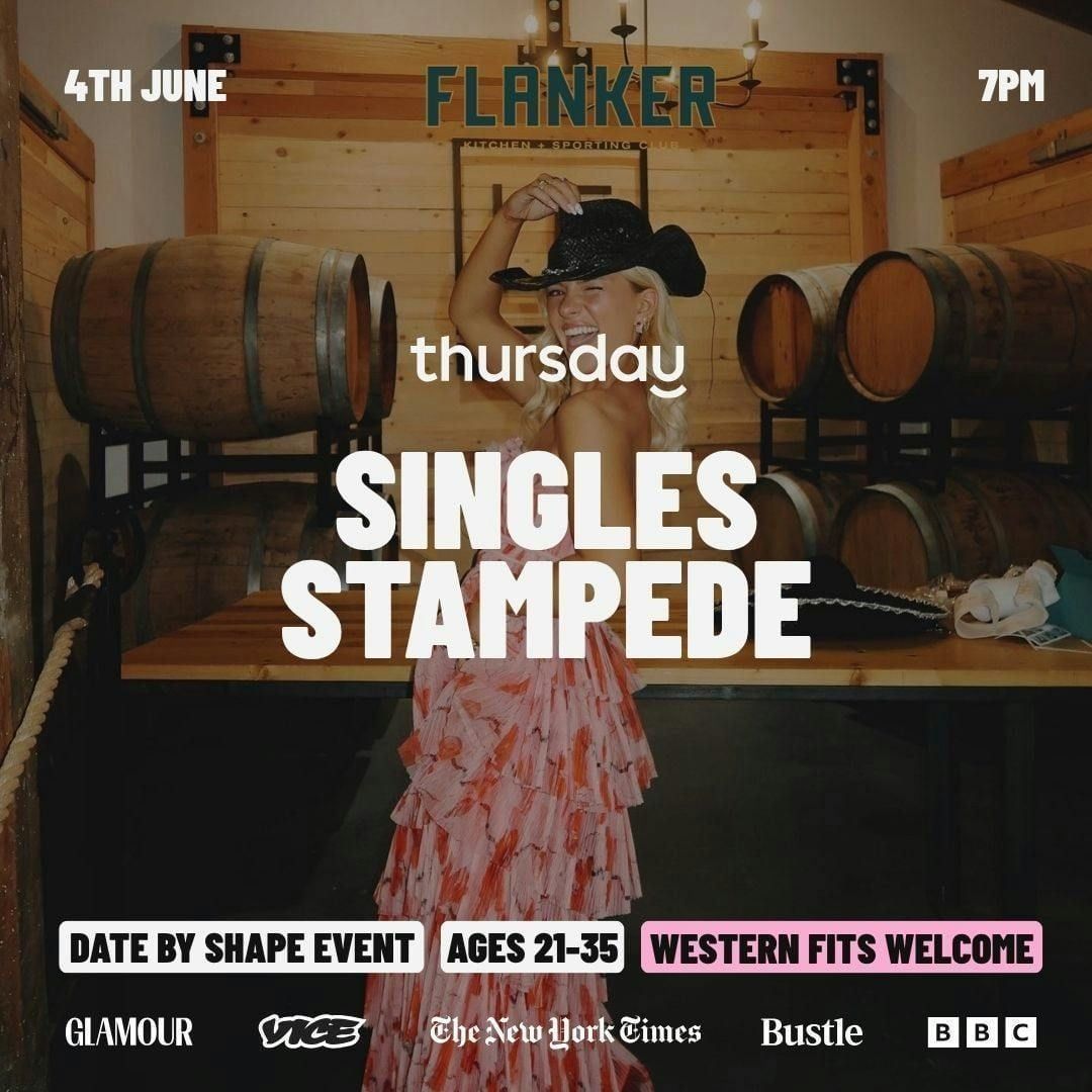 THURSDAY | SINGLES STAMPEDE (21-35) | FLANKER