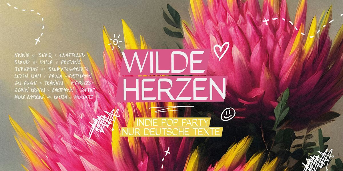 Wilde Herzen \u2022 Indie Pop Party mit deutschen Texten \/\/  Helios 37 K\u00f6ln