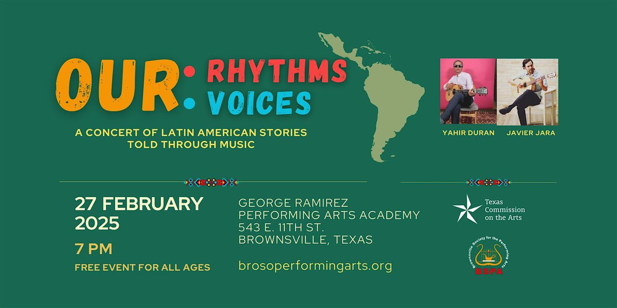 Our Rhythms, Our Voices - Free Music Concert