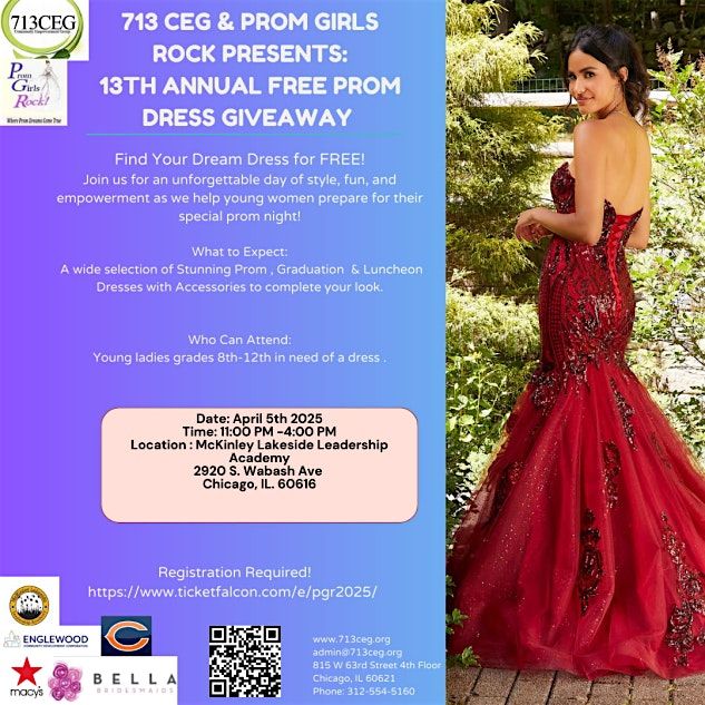 PROM GIRLS ROCK ANNUAL PROM DRESS GIVEAWAY-2025