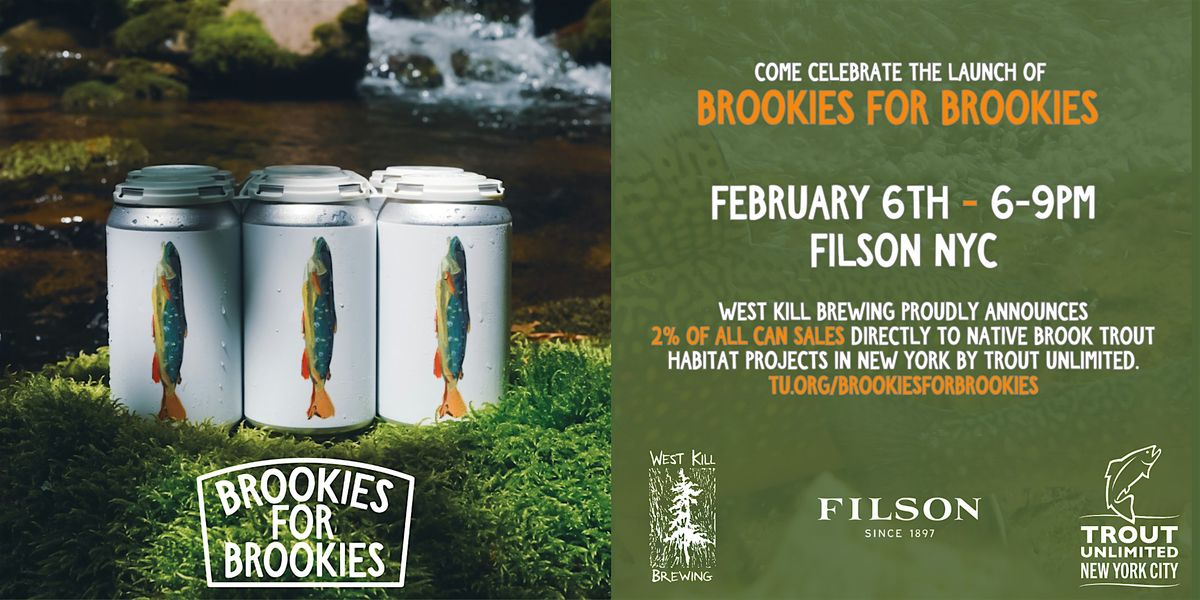 Brookies For Brookies NYC Launch Party: Beer, Art & Trout Conservation