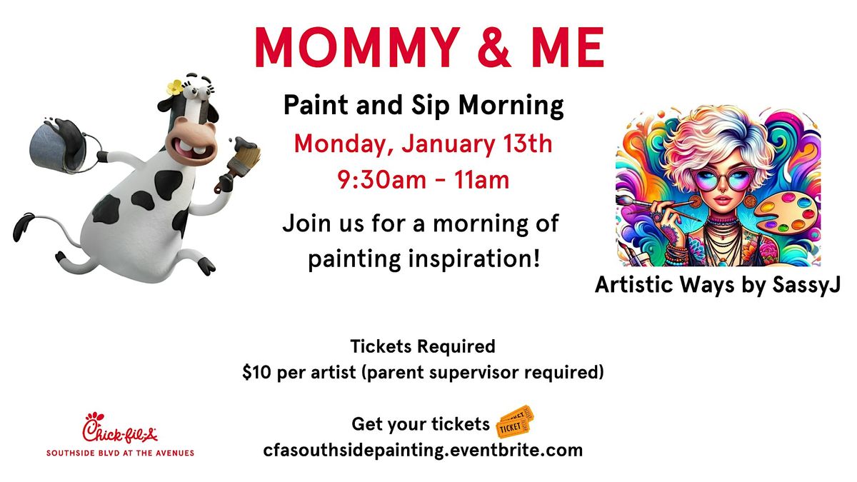 Paint & Sip Mommy & Me Event