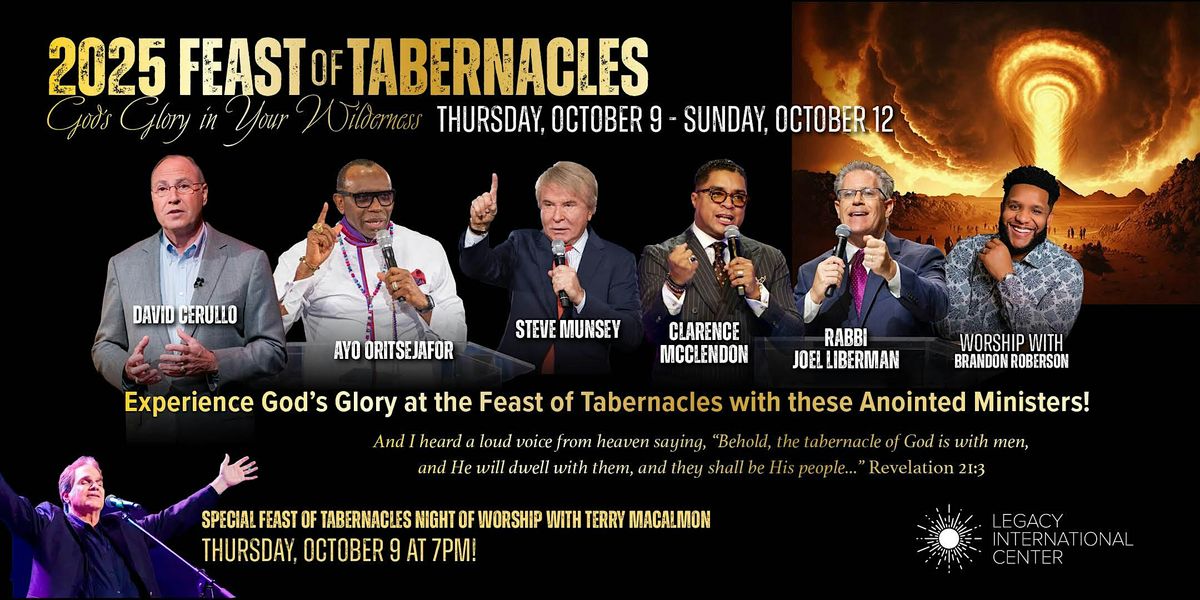 Feast Of Tabernacles at Legacy (Local Registration)