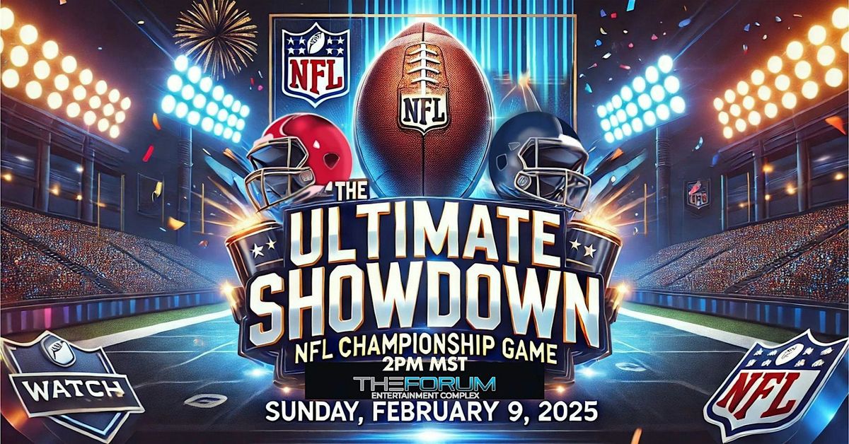 The Ultimate Showdown: NFL Championship Game Watch Party!