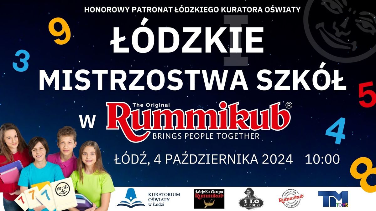 \u0141\u00f3dzkie Mistrzostwa Szk\u00f3\u0142 w Rummikub - konkurs wojew\u00f3dzki