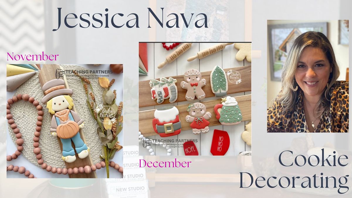 Teens and Adults Christmas Cookie Decorating with Jessica Nava