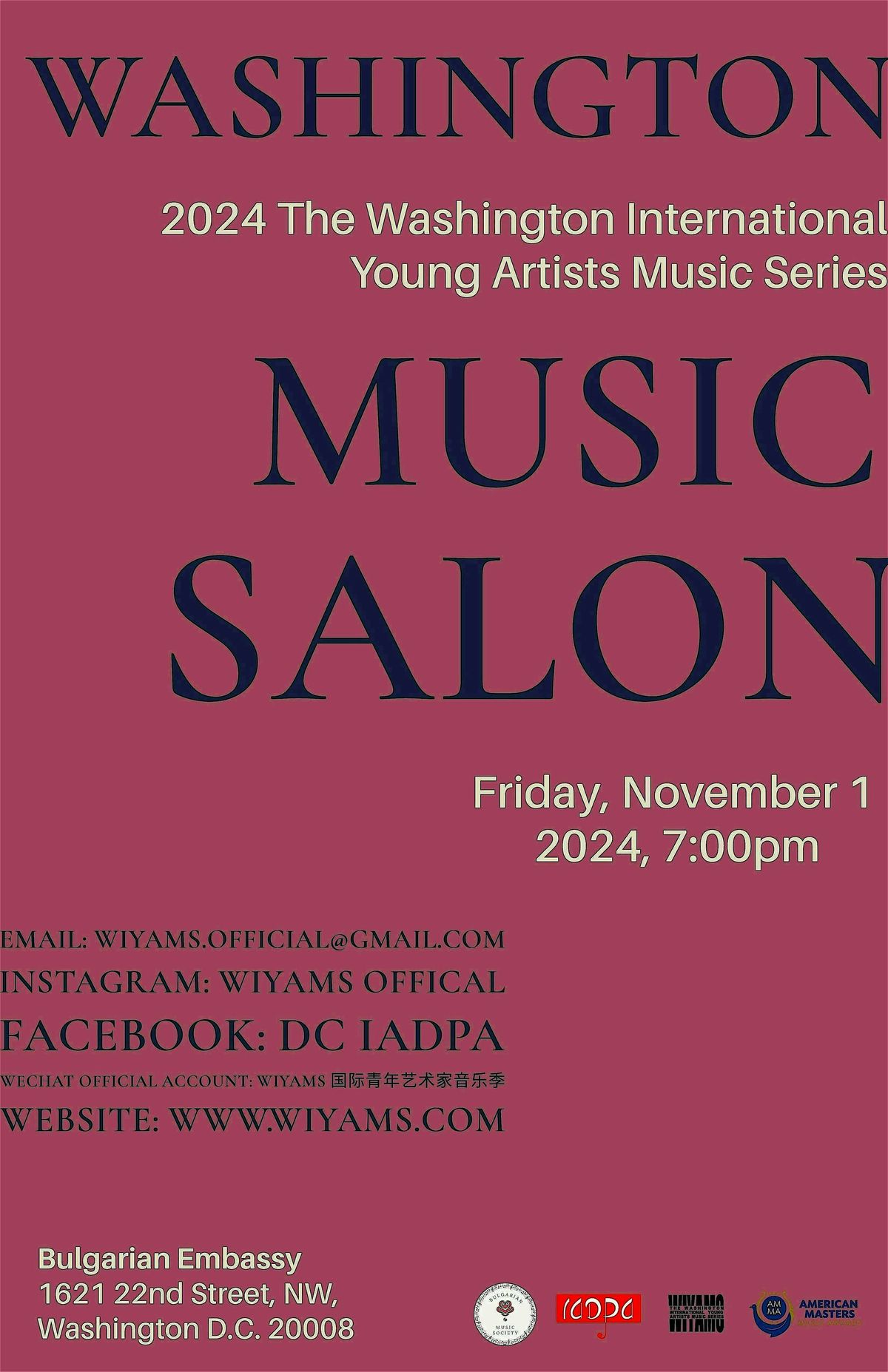 2024 The Washington International Young Artists Music Series