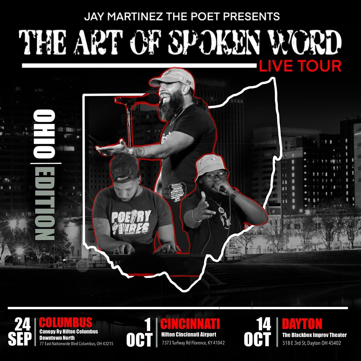 JAY MARTINEZ THE POET PRESENTS: ART OF SPOKEN WORD LIVE TOUR | CINCINNATI