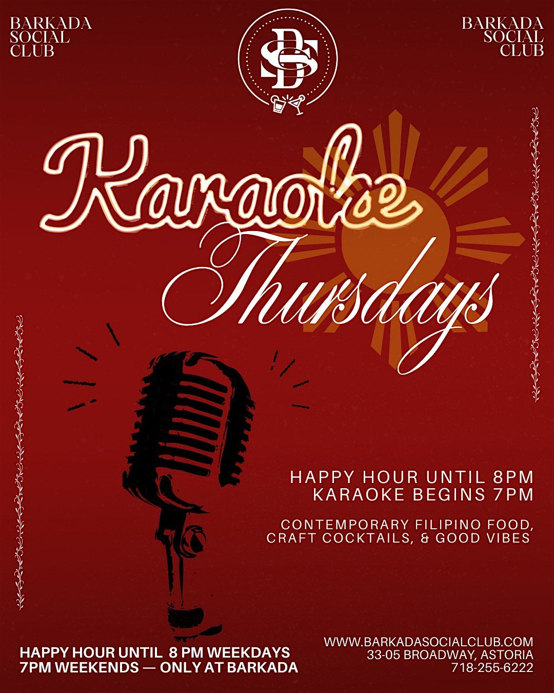 Karaoke Thursdays at Barkada Social Club