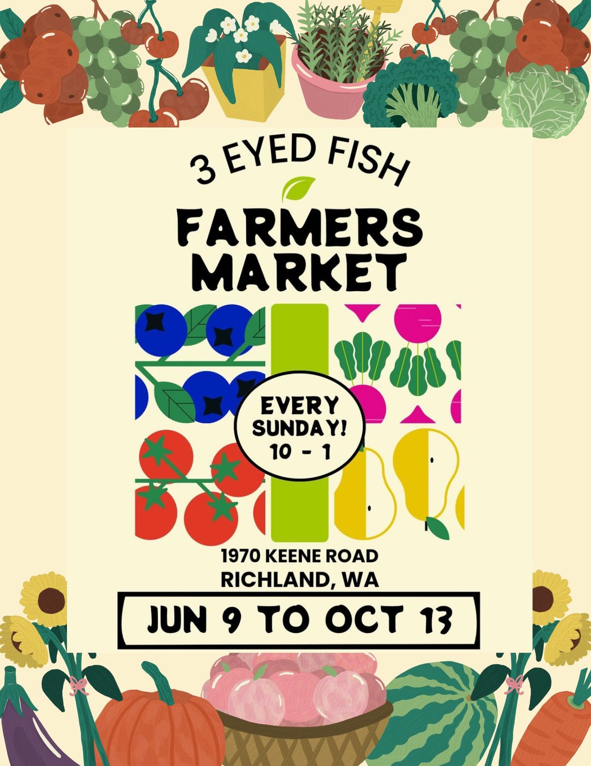 3 Eyed Fish Farmers Market!!! 