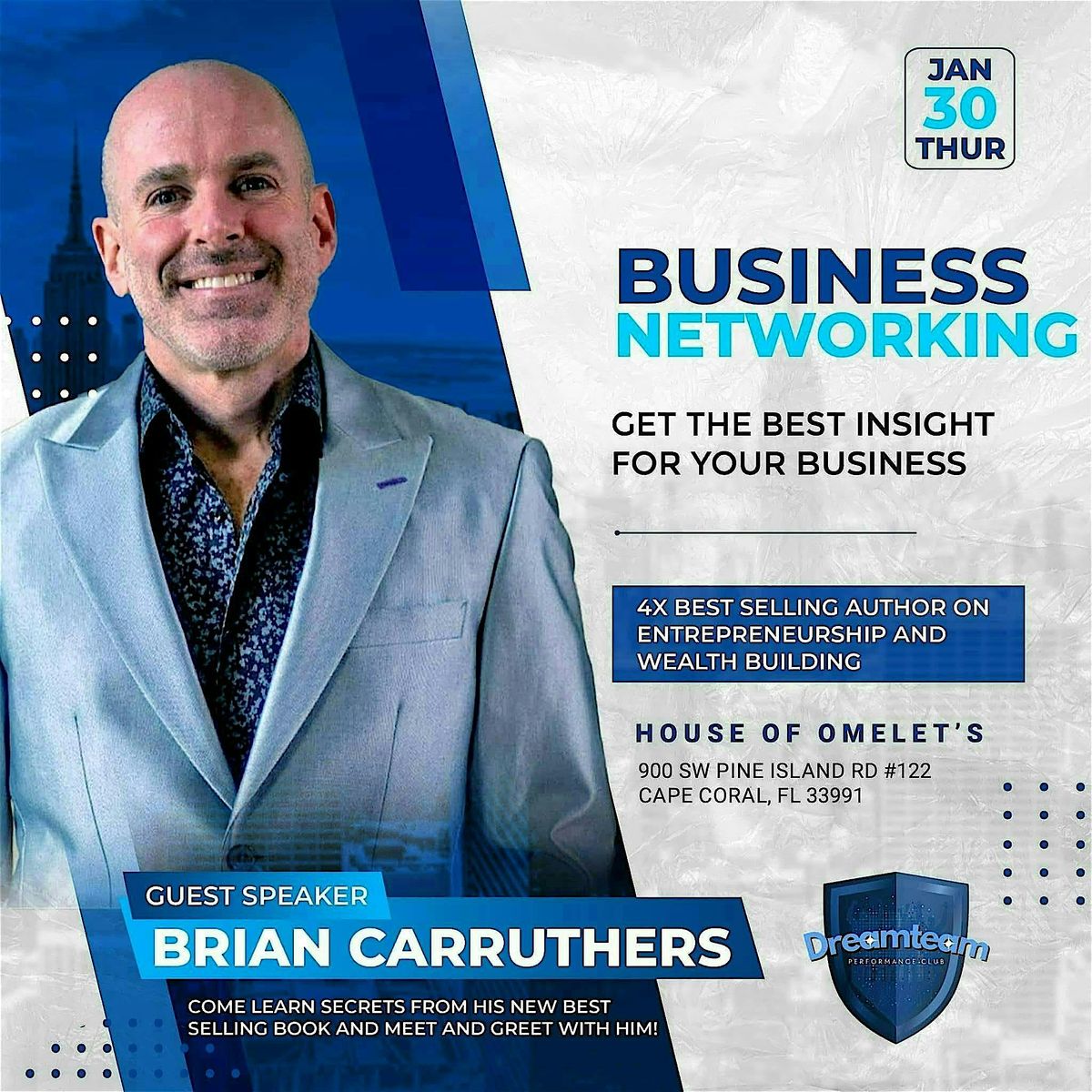 Building Wealth Through Relationships: An Evening with Brian Carruthers