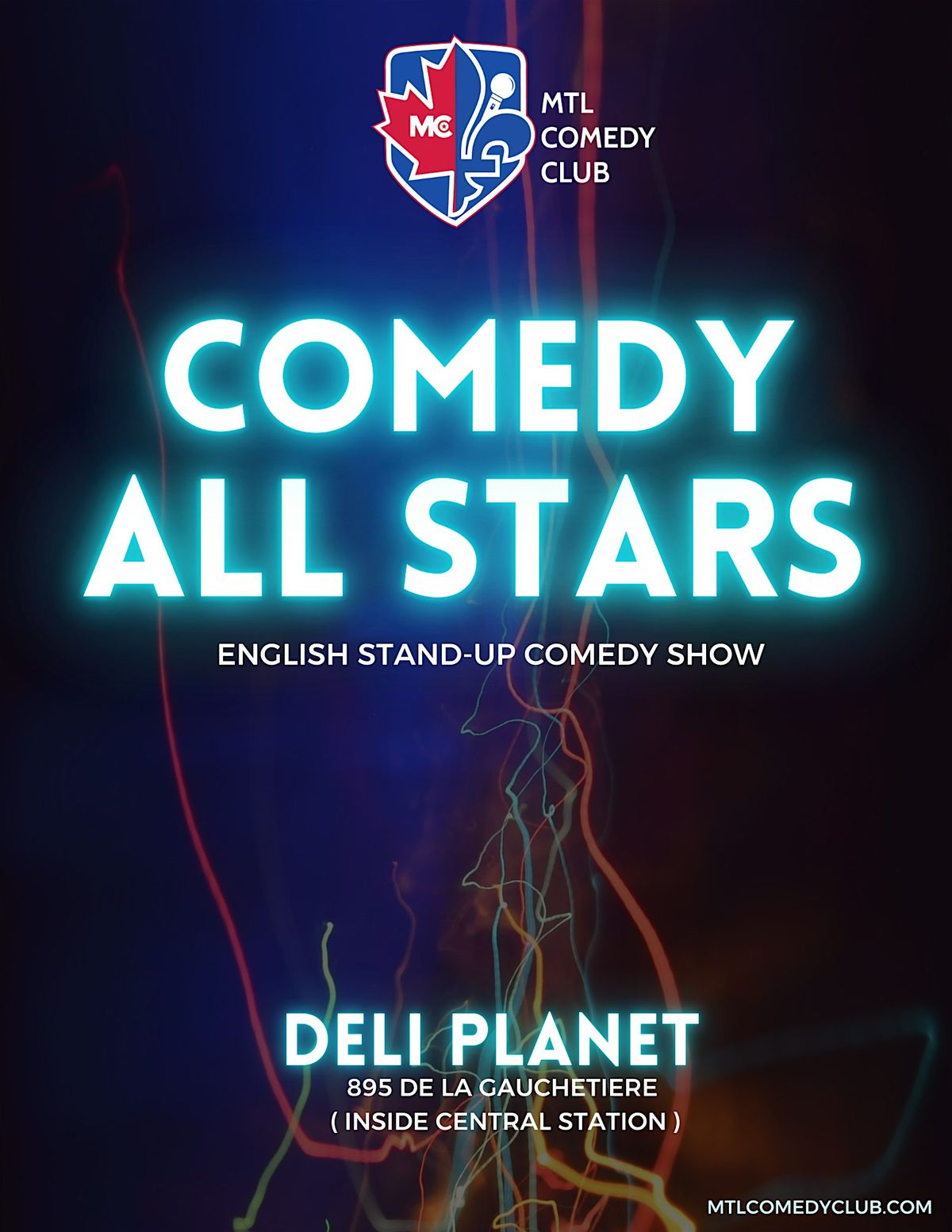 COMEDY ALL STARS! A Stand-Up Comedy Show - SATURDAY, OCTOBER 4TH , 2025