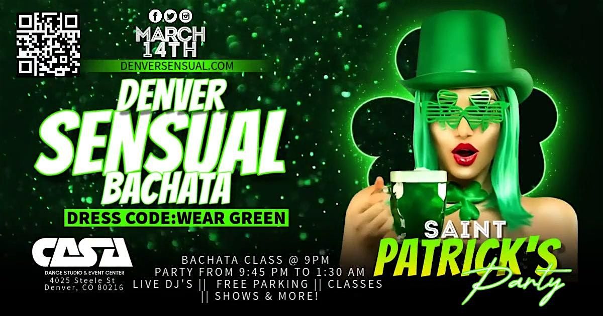 Denver Sensual Bachata  March 14th Saint Pratrick's Party