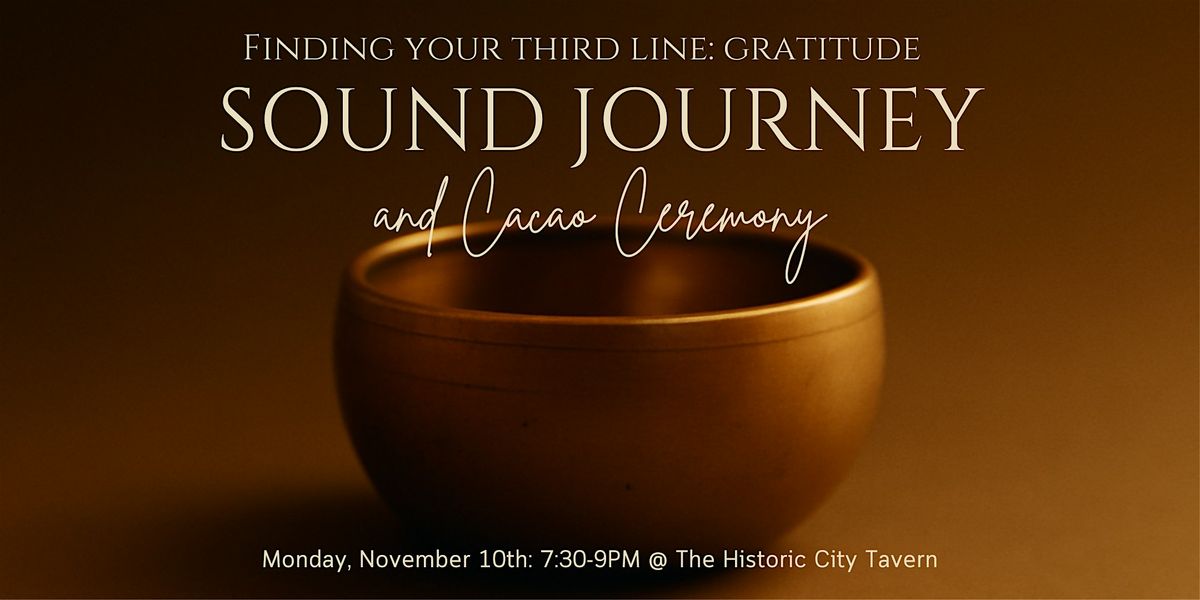 Finding Your Third Line: Gratitude