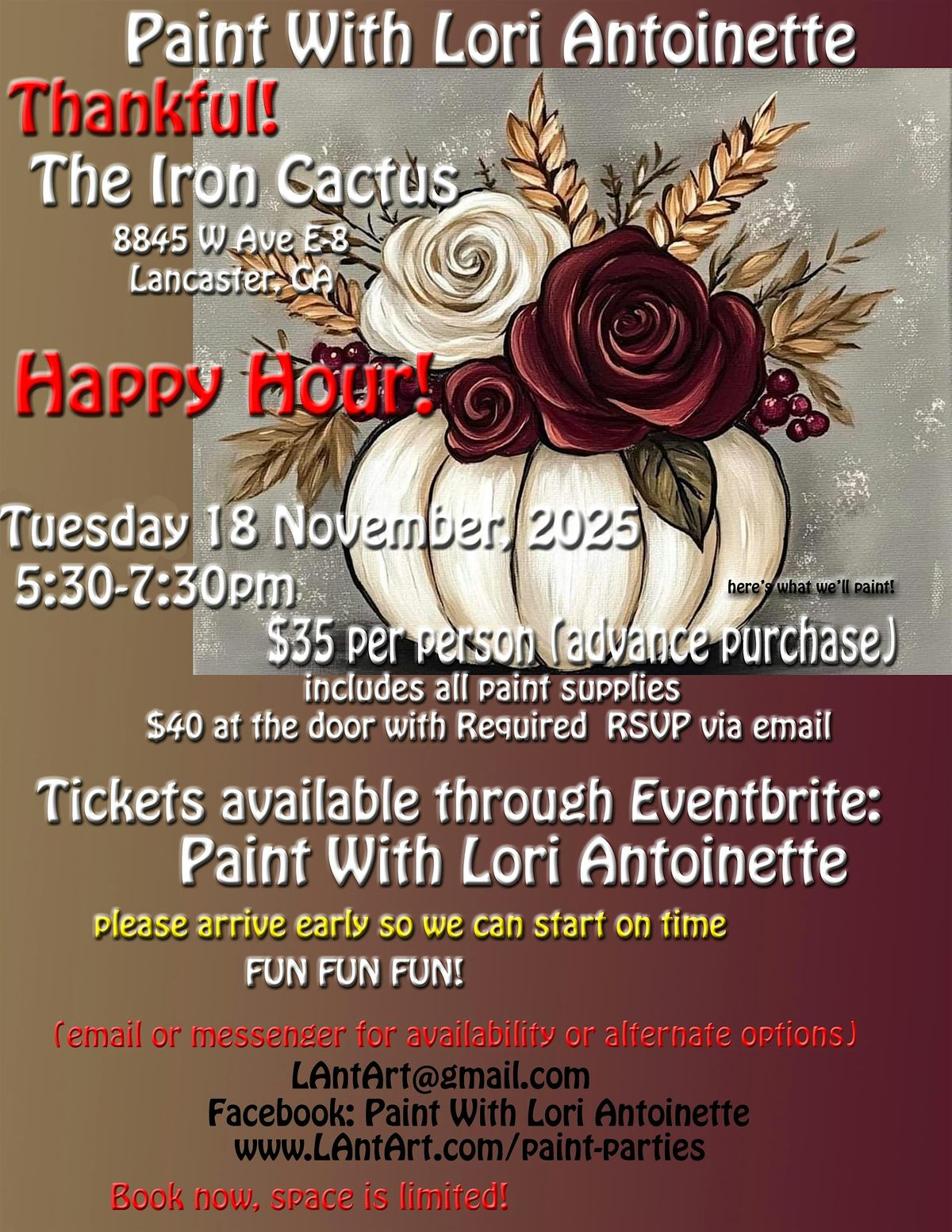 Thankful!  PWLA at Iron Cactus