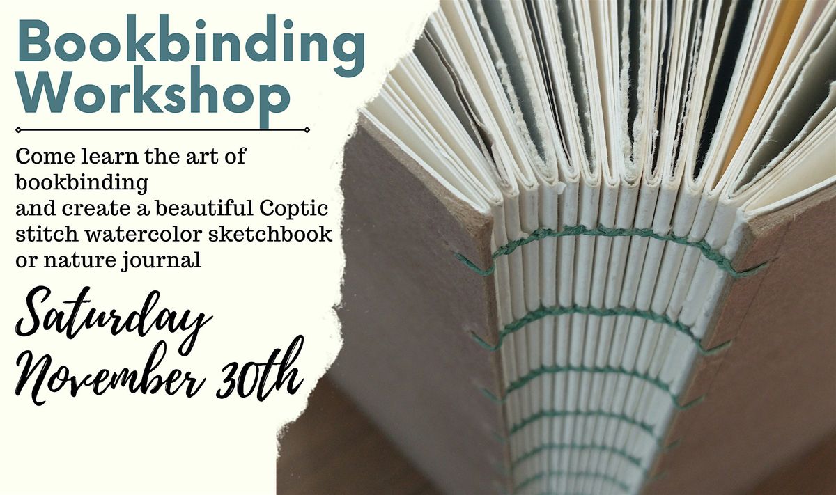 Bookbinding Workshop - Create a Coptic Bound Sketchbook