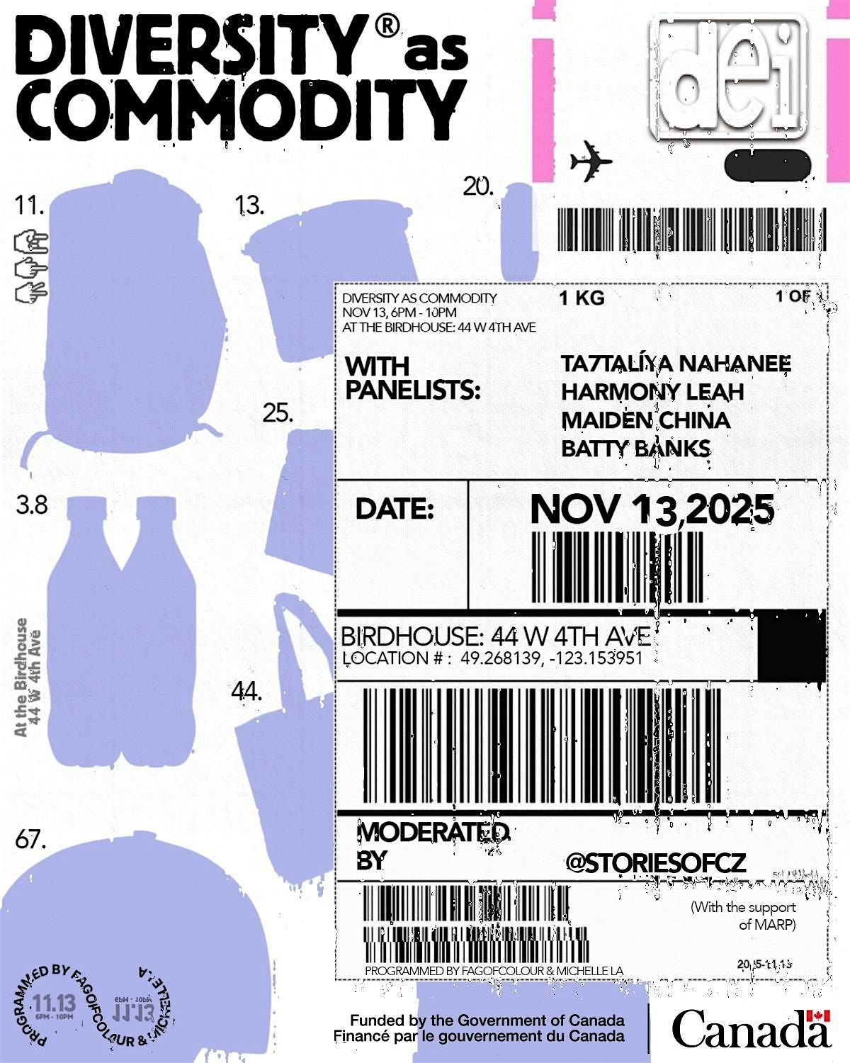 Panel: Diversity as a Commodity