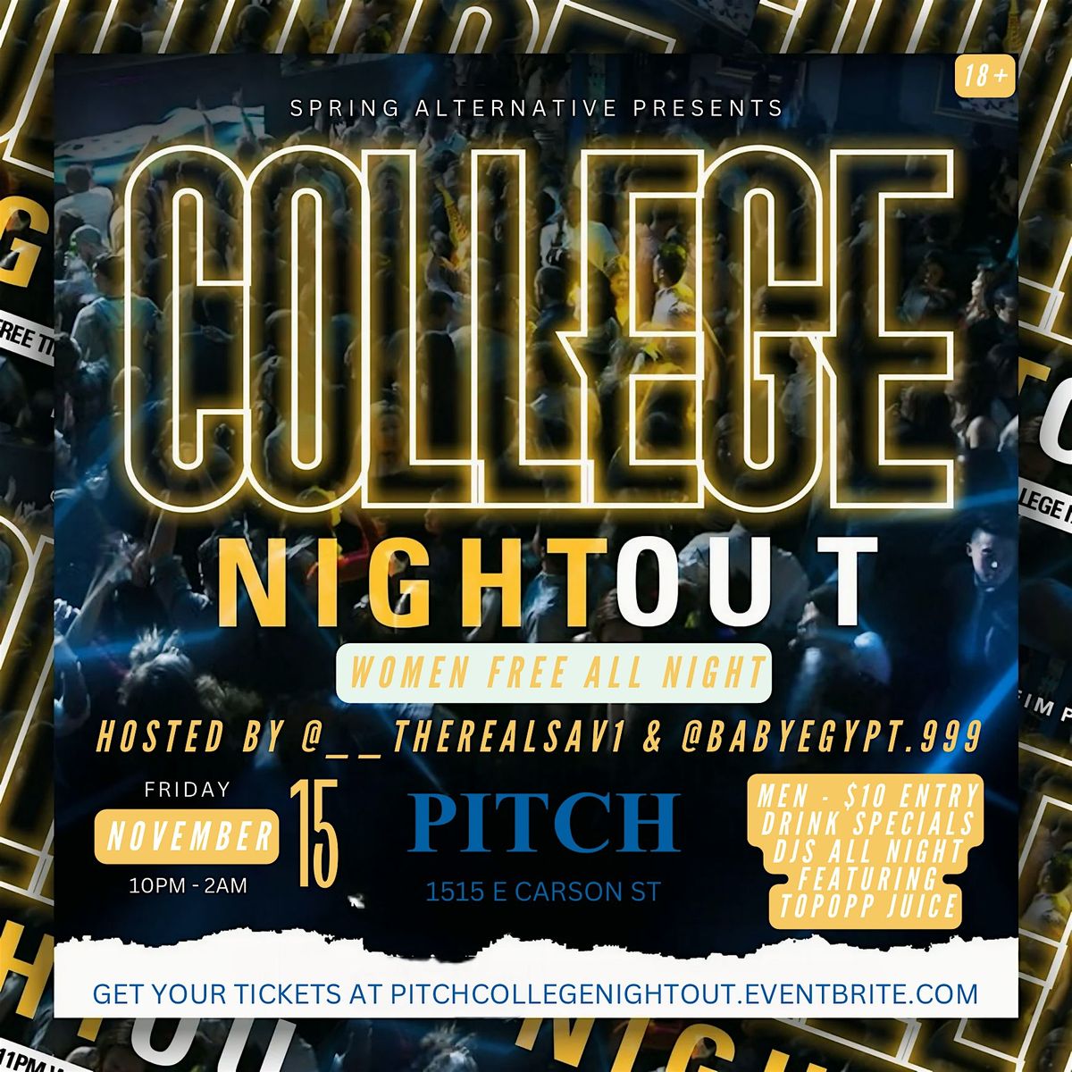 College Night Out (Women Free All Night)