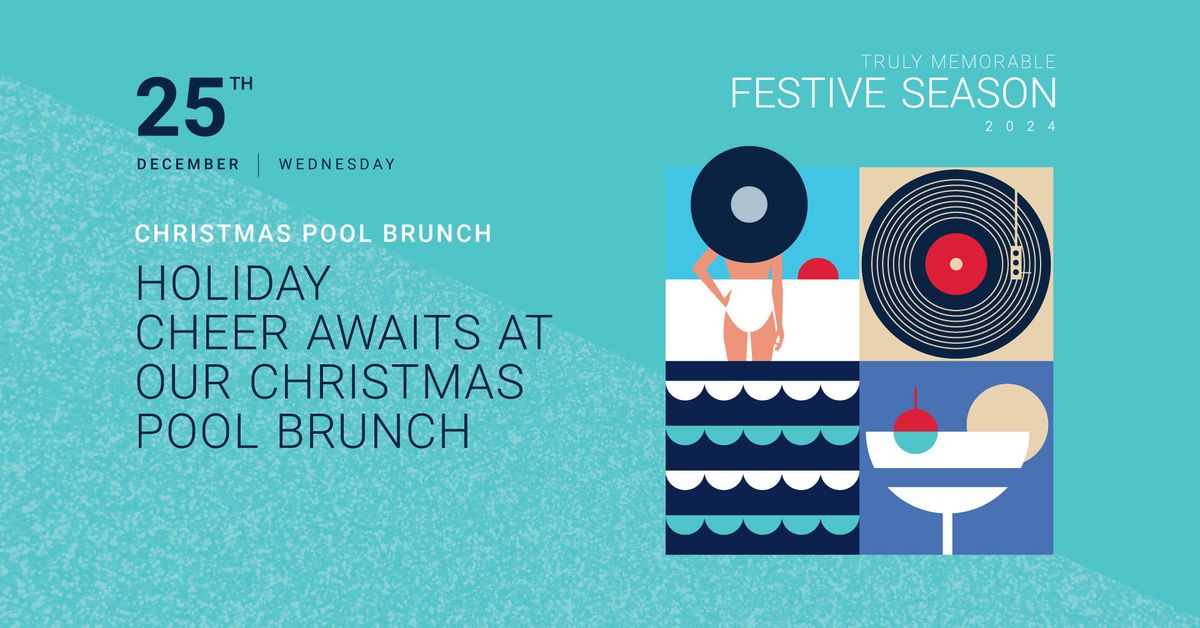 Holiday Cheers Await at Our Christmas Pool Brunch! \ud83c\udf84